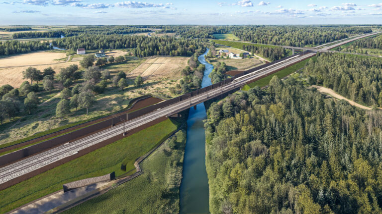 Rail Baltica dzelzceļa pamattrasē dota zaļā gaisma liela mēroga būvdarbiem